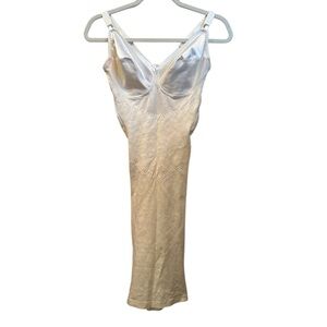 Vintage Crown-ette Women's Full Girdle Slip Adjustable 38DD Shapewear #4423